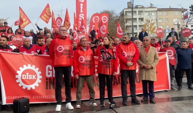 DİSK’in Ankara yürüyüşü başladı: Asgari ücret için 'ülkenin gerçeklerini görün' çağrısı