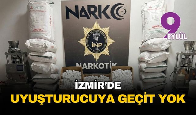 İzmir tarihinin en büyük uyuşturucu operasyonu: Milyonlarca zehir hap sokaklara inmeden yakalandı