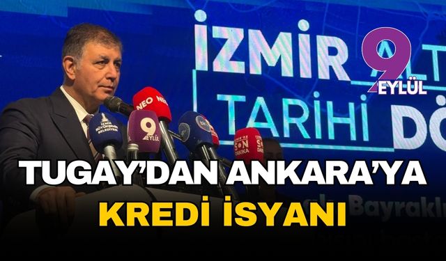 İZSU'dan temel atma töreni: Başkan Tugay’dan Ankara’ya kredi isyanı