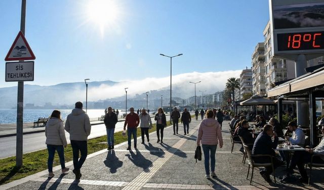 İzmir'de kış ortasında bahar provası: Yağmur yok, sıcaklıklar tırmanışta