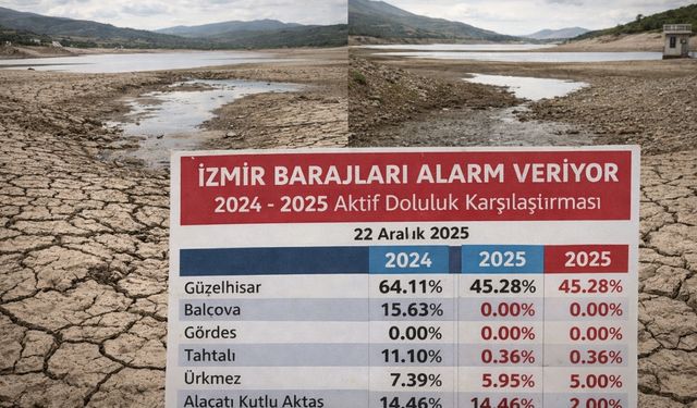 Ne olacak bu İzmir barajlarının hali: Kritik eşik bir bir aşınıyor
