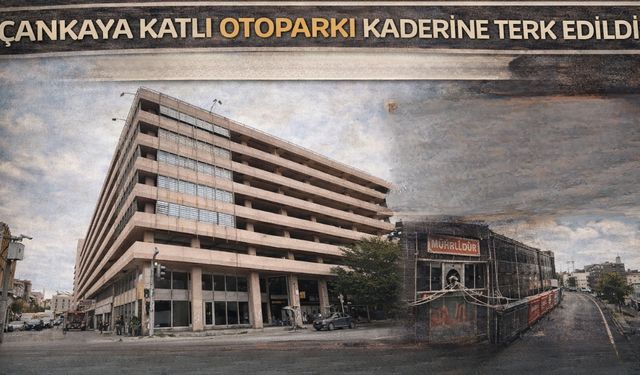 Çankaya otoparkı kaderine terk edildi: Dev kurumlar sessizliğe gömüldü