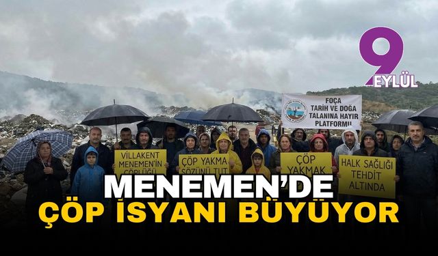 Menemen’de çöp isyanı büyüyor: Vatandaşlar 'Sözünü tut Aydın Pehlivan' diye haykırdı
