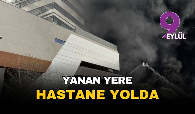 Yanan araziye sağlık tesisi yolda