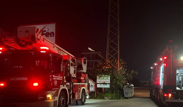 Kemalpaşa OSB’de alevler yükseldi