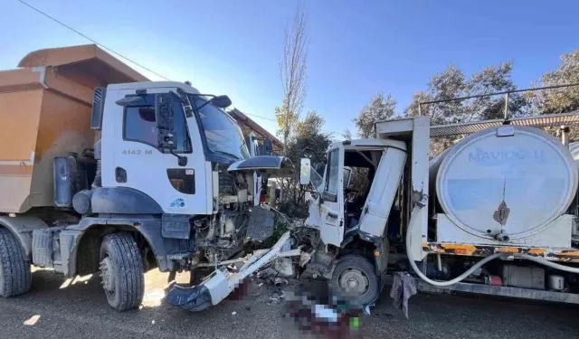 İzmir’de kamyon ile kamyonet çarpıştı: 1 kişi yaralandı