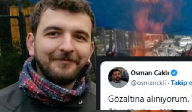 Gazeteci Osman Çaklı gözaltına alındı