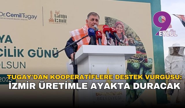 Cumhuriyet Meydanı’nda kooperatiflere destek vurgusu: İzmir üretimle ayakta duracak