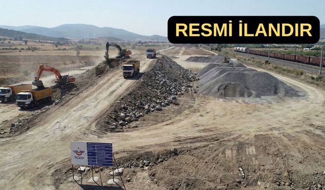 TCDD 3. Bölge Müdürlüğü çatal müselles balast depolama sahası ve yükleme rampası yaptıracak