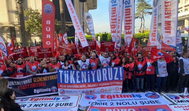 Memurlar iş bıraktı: İzmir’den hakça bütçe çağrısı