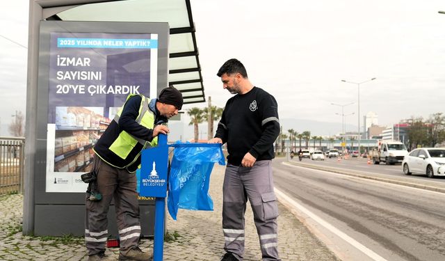 İzmir’de duraklar temiz ve düzenli