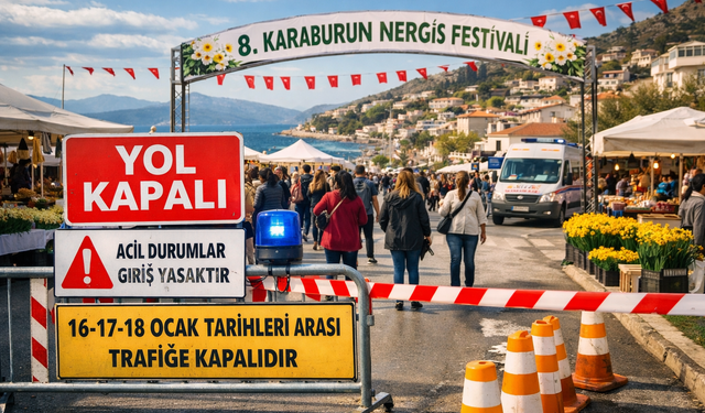 Karaburun’da üç gün trafik duracak: Festival boyunca acil geçiş dışında yol yok