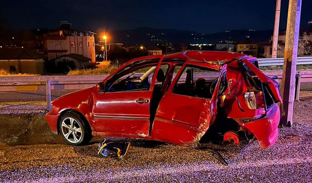 Manisa'da korkunç kaza