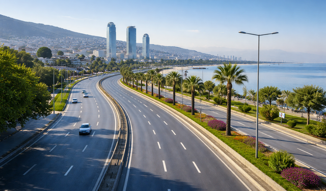 İzmir güne sessiz başladı: Megakentin ana arterleri yılın ilk gününde nefes aldı