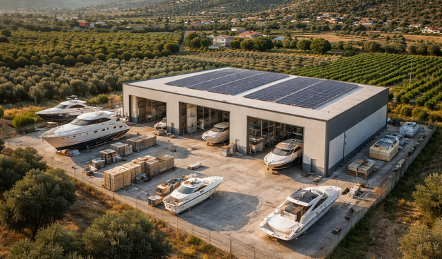 Seferihisar Ulamış'a lüks tekne üretim hattı!