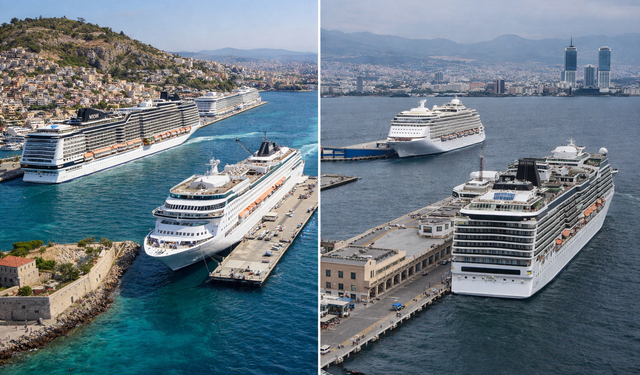 İzmir kruvaziyerini Kuşadası'na kaptırdı