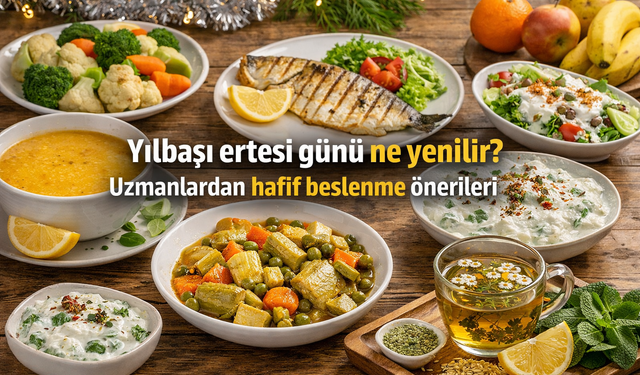 Yılbaşı ertesi günü ne yenilir? Uzmanlar mideyi yormayan menüyü öneriyor