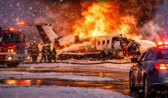 Uçak düştü: 7 ölü