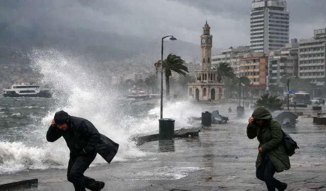 İzmir’de yarın fırtına kopacak