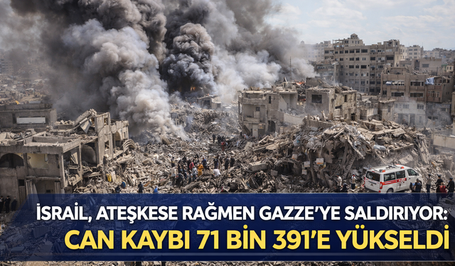 İsrail ateşkese rağmen Gazze’yi vurmaya devam ediyor