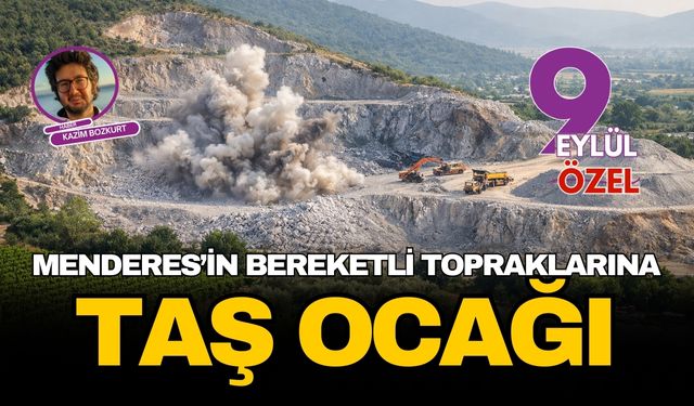 Menderes’in tarım cennetine kalker ocağı