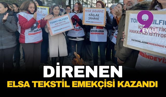 İzmir’de emekçinin zafer halayı: Elsa Tekstil işçileri direne direne kazandı