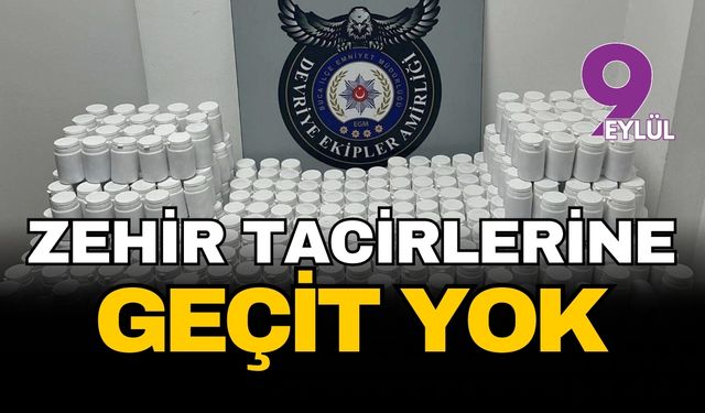 İzmir’de zehir tacirlerine geçit yok