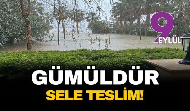 İzmir’de beklenen sağanak hayatı felç etti: Gümüldür’de dağdan inen sel suları evleri ve tarlaları yuttu