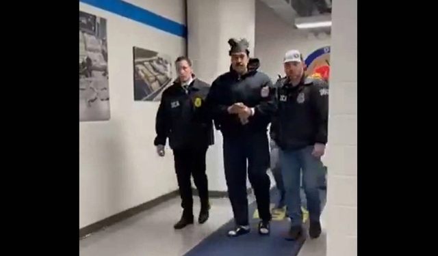 New York’ta ortaya çıktı: ABD’nin kaçırdığı Maduro’nun gözaltı görüntüleri paylaşıldı