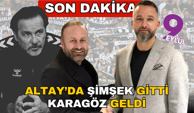 Altay'ın yeni teknik direktörü Mehmet Can Karagöz oldu