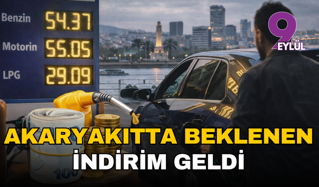 Akaryakıtta beklenen indirim geldi: İzmir’de tabelalar gece yarısı değişti