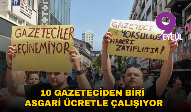 Gazeteciler geçinemiyor: Her 10 kişiden biri asgari ücretle çalışıyor