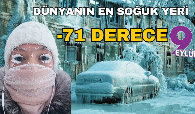 Dünyanın en soğuk yeri Oymyakon'da eksi 71'de yaşam mücadelesi