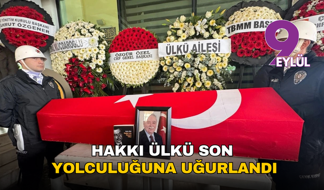 Aliağa eski Belediye Başkanı Hakkı Ülkü son yolculuğuna uğurlandı