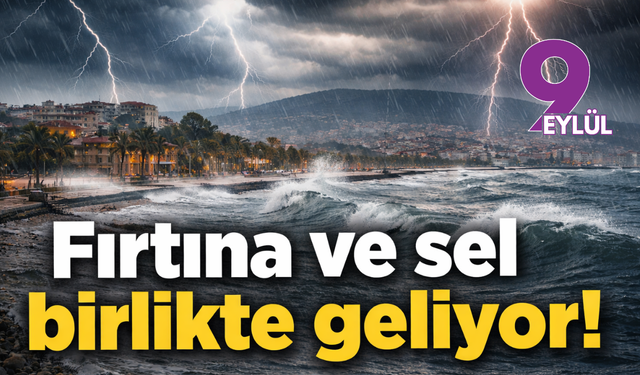 Meteoroloji’den İzmir için uyarı üstüne uyarı… Fırtına ve sel birlikte geliyor!