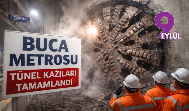 Buca Metrosu’nda tarihi eşik aşıldı: Tünel kazıları tamamlandı