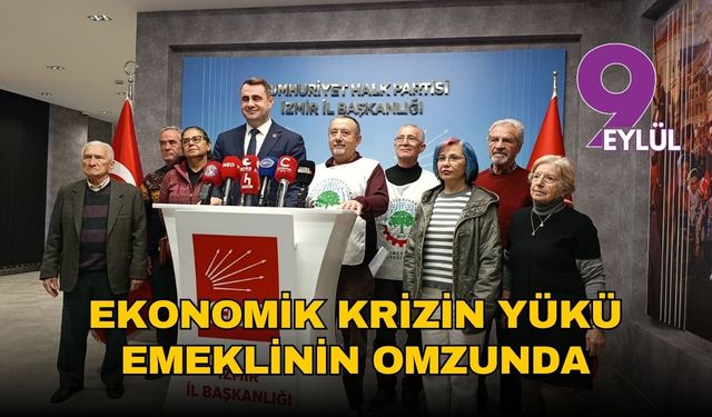 Ekonomik krizin yükü emeklinin omzunda