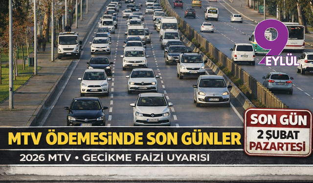 Milyonlarca araç sahibini yakından ilgilendiriyor: MTV ödemelerinde son hafta
