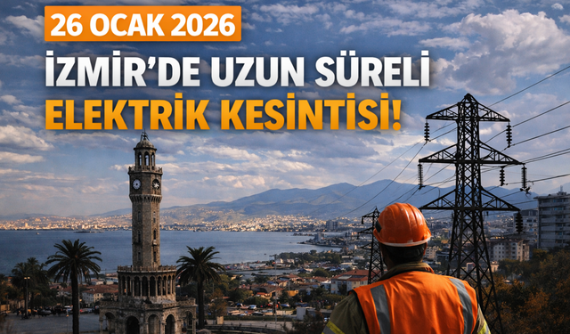 26 Ocak Pazartesi dikkat! İzmir’de geniş çaplı elektrik kesintisi