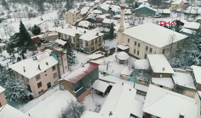 Ödemiş beyaza büründü