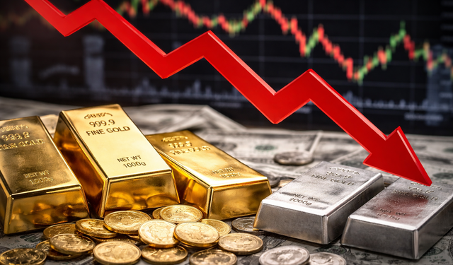 Altın ve gümüş neden sert düştü?