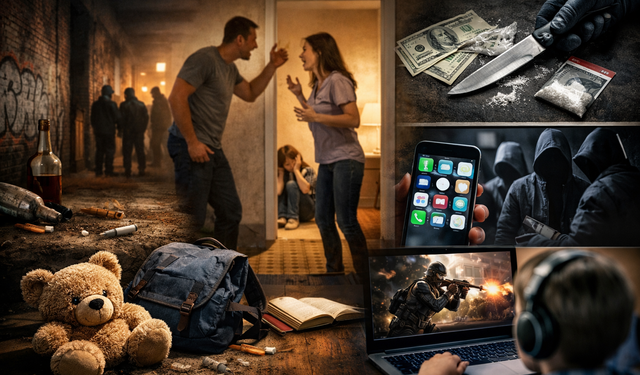 Çocuklarda tedavi edilmeyen psikolojik sorunlar suça giden yolu kısaltıyor