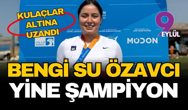Kulaçları altına uzandı: Bengisu Avcı Abu Dabi’de dünyanın zirvesine çıktı