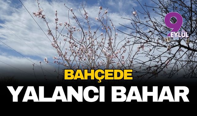 Bahçede yalancı bahar