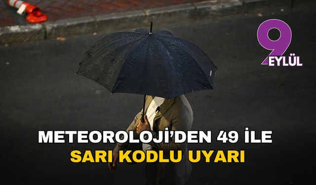 Meteoroloji’den 49 ile sarı kodlu uyarı: Sağanak ve fırtına Türkiye’yi etkisi altına alacak