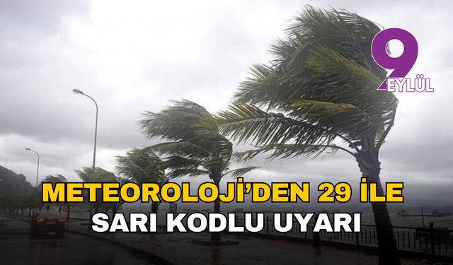 Meteoroloji’den 29 ile sarı kodlu uyarı: Sağanak ve kuvvetli kar kapıda!