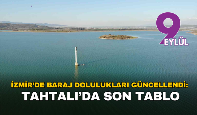 İzmir baraj verileri güncellendi: Tahtalı’da son tablo