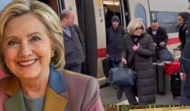 Hillary Clinton toplu taşımayı tercih etti