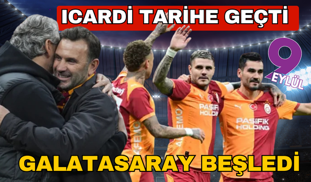 Mauro Icardi tarihe geçti, Galatasaray Eyüpspor'u beşledi