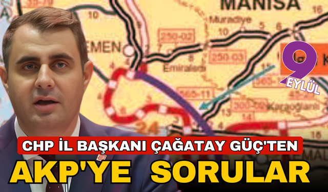 CHP İl Başkanı Çağatay Güç'ten AKP'ye alt yapı soruları